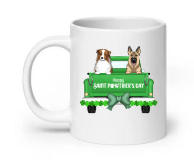 Happy Saint Pawtrick's Day - Customizable Mug