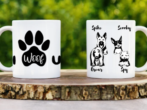 I woof u - Customizable Mug