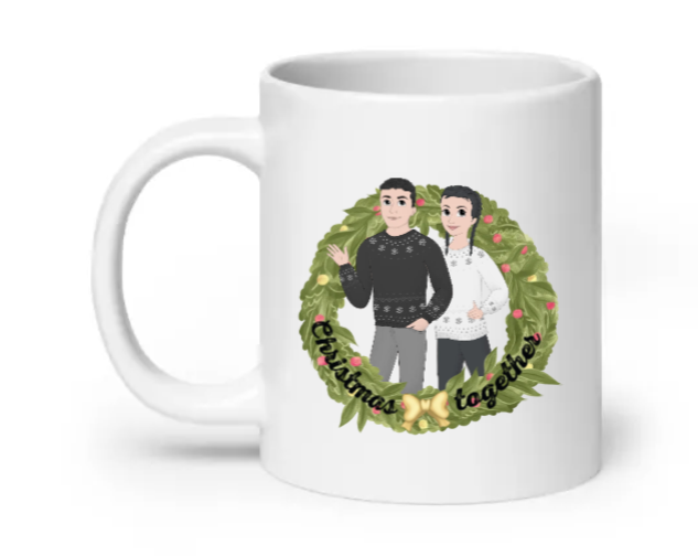 Christmas together - Customizable Mug