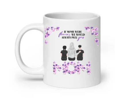 Flowers MOM - Customizable Mug