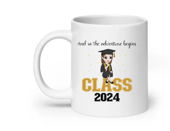 And so the adventure begins - Customizable Mug