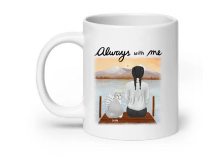 Cat / Always with me - Customizable Mug